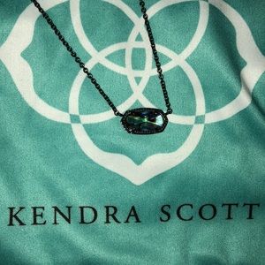 Kendra Scott Elisa Gunmetal Necklace!